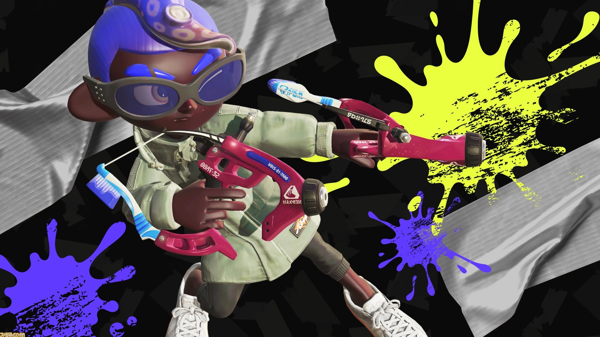 スプラトゥーン3 マニューバータイプのブキの情報が公開 スプラマニューバーとスパッタリーの登場も発表 ゲーム エンタメ最新情報のファミ通 Com