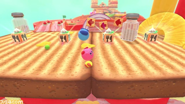 Switch『カービィのグルメフェス』が2022年夏に配信。カービィが食べ物の姿に変身する“コピーフード能力”などが登場する対戦アクションゲーム