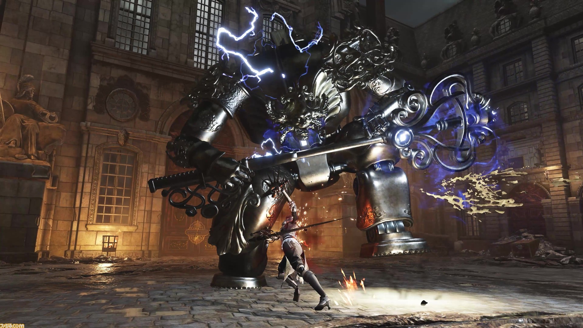 スチールライジング 鉤縄や破城槌を使った探索アクションや 多彩な武器によるスタイリッシュな戦闘を収めた最新トレーラーが公開 ゲーム エンタメ最新情報のファミ通 Com