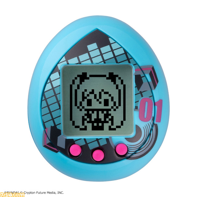 “初音ミク”×『たまごっち』のコラボ商品“初音ミクっち”の予約受付が開始。