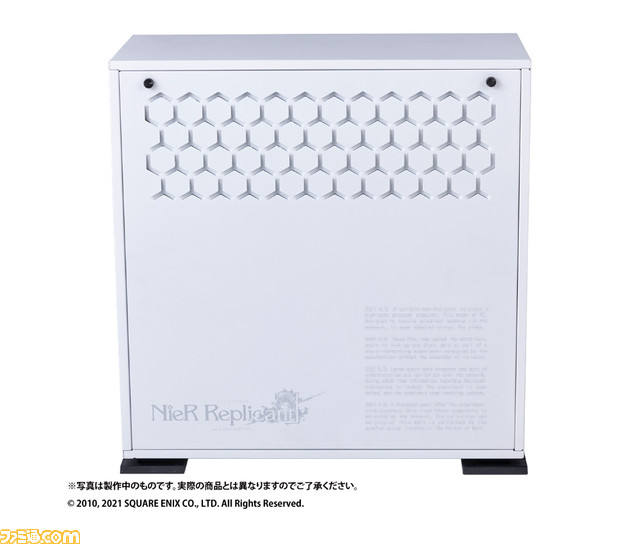 『ニーア』2B・9S、ニーア・エミールがデザインされたデスクトップPCが予約開始。筐体にはウェポンストーリーが印刷