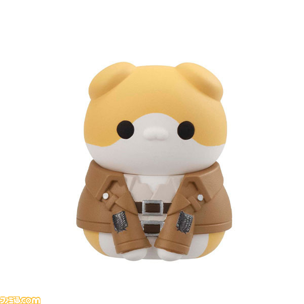 『進撃の巨人』のキャラクターが猫になったフィギュア『進撃のニャンコ 調査兵団集合だニャン!』が発売。エレンやリヴァイたちがにゃんともかわいい姿に