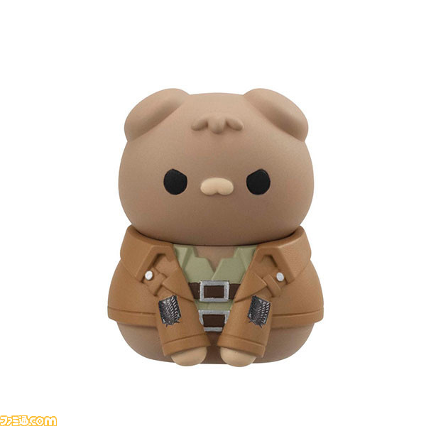 『進撃の巨人』のキャラクターが猫になったフィギュア『進撃のニャンコ 調査兵団集合だニャン!』が発売。エレンやリヴァイたちがにゃんともかわいい姿に