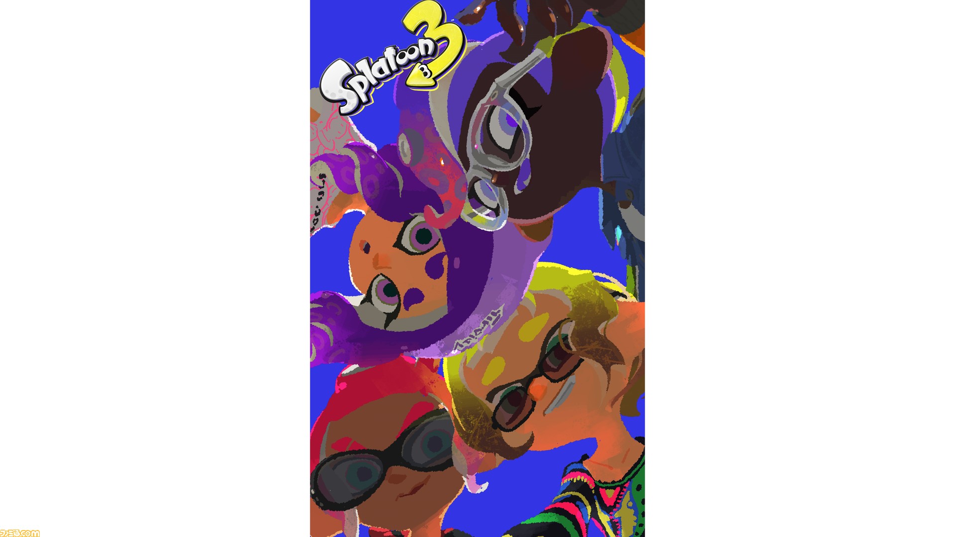 スプラトゥーン3 新登場となる髪型のイカちゃんたちが描かれた暑中見舞いイラスト公開 ゲーム エンタメ最新情報のファミ通 Com