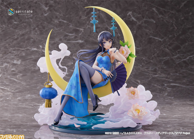 『青ブタ』桜島麻衣がチャイナドレス姿で立体化。CMの撮影風景をコンセプトに、こちらを見つめて微笑む気品あふれる姿が楽しめる