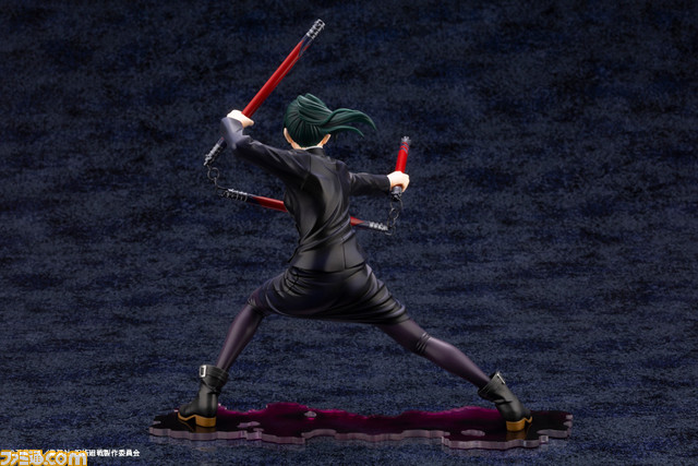 『呪術廻戦』禪院真希が1/8スケールでフィギュア化。「これを使うのは 胸糞悪ィけどな」と言いながら“游雲”を構える姿を再現