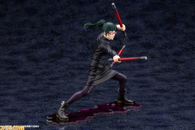 『呪術廻戦』禪院真希が1/8スケールでフィギュア化。「これを使うのは 胸糞悪ィけどな」と言いながら“游雲”を構える姿を再現