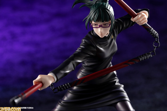 『呪術廻戦』禪院真希が1/8スケールでフィギュア化。「これを使うのは 胸糞悪ィけどな」と言いながら“游雲”を構える姿を再現