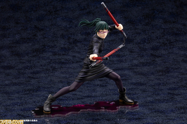 『呪術廻戦』禪院真希が1/8スケールでフィギュア化。「これを使うのは 胸糞悪ィけどな」と言いながら“游雲”を構える姿を再現