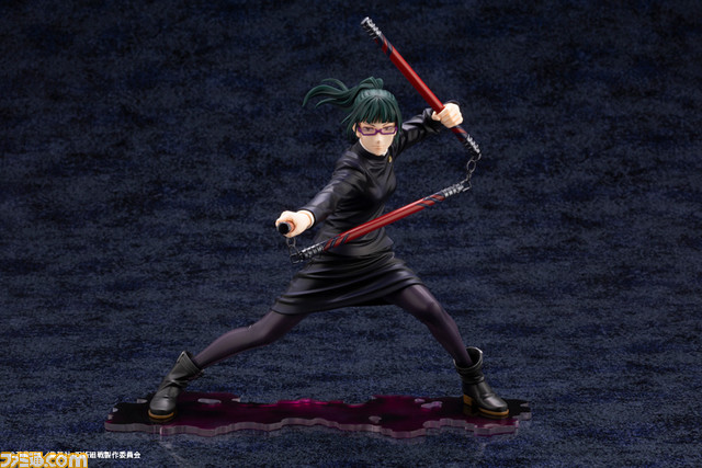 『呪術廻戦』禪院真希が1/8スケールでフィギュア化。「これを使うのは 胸糞悪ィけどな」と言いながら“游雲”を構える姿を再現