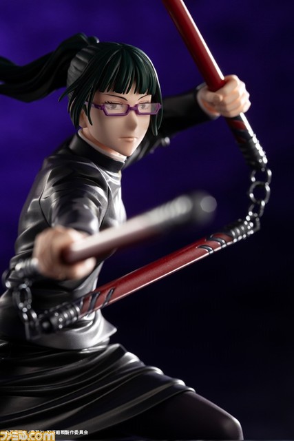 『呪術廻戦』禪院真希が1/8スケールでフィギュア化。「これを使うのは 胸糞悪ィけどな」と言いながら“游雲”を構える姿を再現