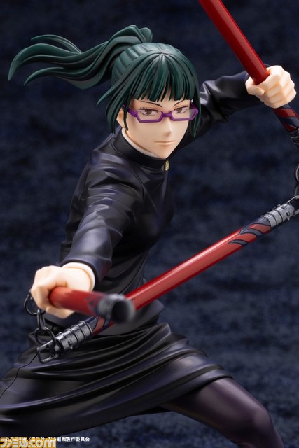 『呪術廻戦』禪院真希が1/8スケールでフィギュア化。「これを使うのは 胸糞悪ィけどな」と言いながら“游雲”を構える姿を再現