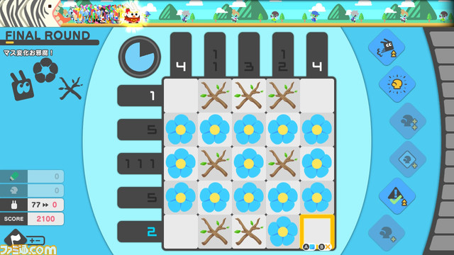 Switch『ピクロス X:ピクビッツ VS ウツボロス』8/4配信。5×5サイズのハイスピードパズルで新感覚のピクロスが楽しめる。最大8人同時協力プレイも可能に