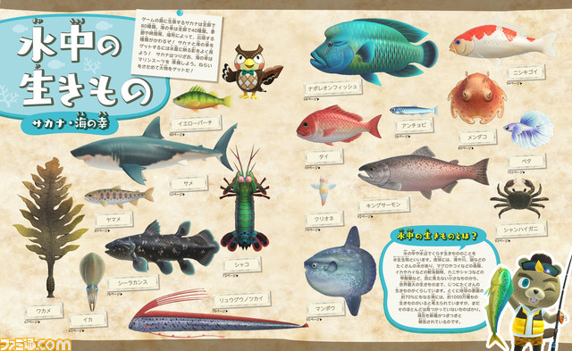 『あつ森 島の生きもの図鑑』が本日（7/29）発売。ゲームに登場したムシ・サカナ・海の幸・かせきを徹底解説。ゲームと現実両方の視点から楽しめる1冊