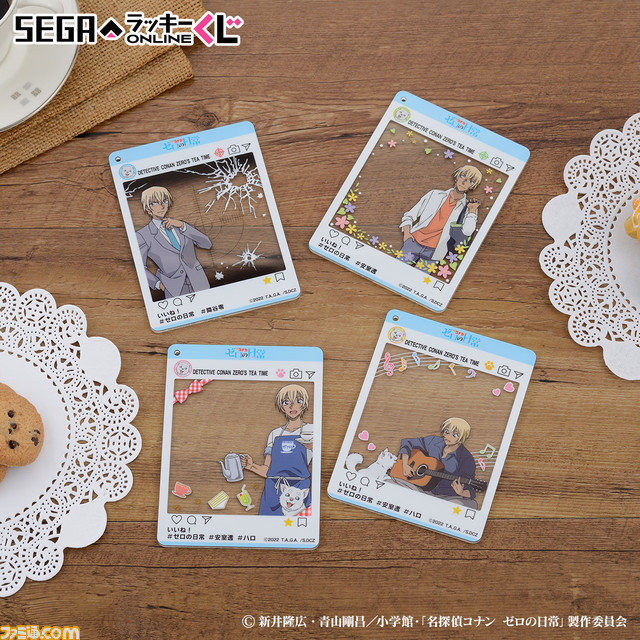 セガラッキーくじ ONLINE 名探偵コナンカフェ 2019 ミニクリアファイル Amazon.co.jp: セガラッキーくじ ONLINE 名探偵コナンカフェ