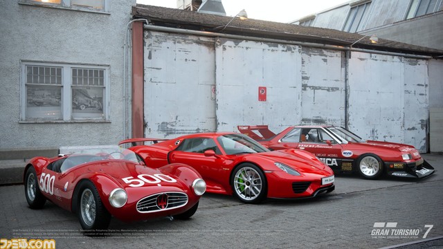 『グランツーリスモ7』“ポルシェ 918 スパイダー '13”や“スカイライン スーパーシルエット グループ 5 '84”など3種が追加。スケープスに四国地方とトミカタウンの特集も