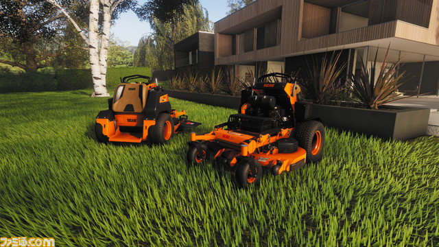 芝刈り機シミュレーター『Lawn Mowing Simulator』PC版がEpic Games Storeで8月5日まで無料配布中。芝を刈る達成感がクセになる!
