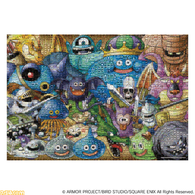 『ドラクエ』ロトの紋章と蘇生呪文“ザオラル”のワイヤレス充電パッド、スライムや竜王などのモンスターたちが大集合したジグソーパズル4種が登場