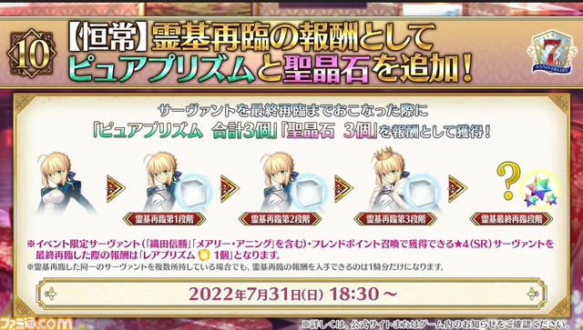 【FGOフェス2022】アーキタイプアース(アルクェイド)と徐福が7周年記念サーヴァント! 7周年生放送まとめ(7/31)