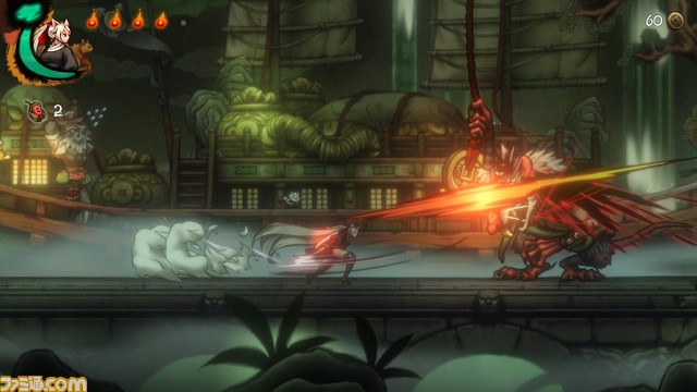 2Dアクション『閻魔 : ツバキ伝』がSteamで配信開始。半妖の女退魔師・ツバキとなり幻想的な地下迷宮を探索しよう