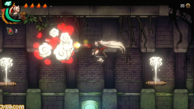 2Dアクション『閻魔 : ツバキ伝』がSteamで配信開始。半妖の女退魔師・ツバキとなり幻想的な地下迷宮を探索しよう