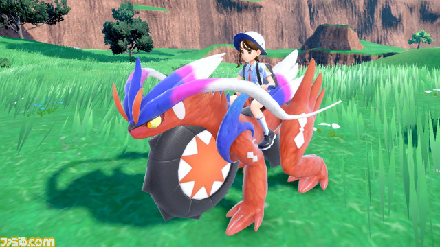 『ポケモン スカーレット・バイオレット』伝説のポケモン“コライドン”、“ミライドン”に乗ってオープンワールドの陸海空を旅しよう【ポケモンプレゼンツ】