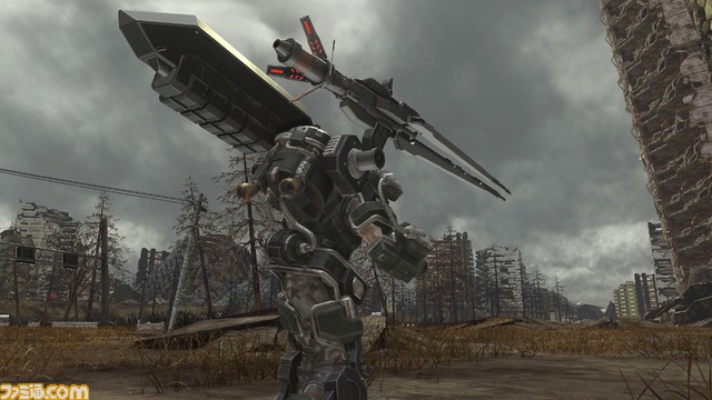 『地球防衛軍6』巨大な武器を装備して戦う二刀装甲兵“フェンサー”と通信ユニットを装備した空爆誘導兵“エアレイダー”の武器が公開