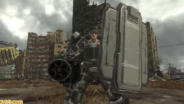 『地球防衛軍6』巨大な武器を装備して戦う二刀装甲兵“フェンサー”と通信ユニットを装備した空爆誘導兵“エアレイダー”の武器が公開