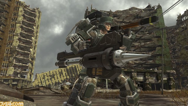 『地球防衛軍6』巨大な武器を装備して戦う二刀装甲兵“フェンサー”と通信ユニットを装備した空爆誘導兵“エアレイダー”の武器が公開