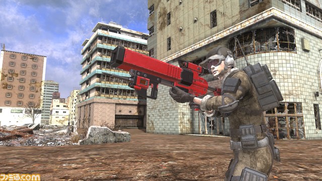 『地球防衛軍6』巨大な武器を装備して戦う二刀装甲兵“フェンサー”と通信ユニットを装備した空爆誘導兵“エアレイダー”の武器が公開