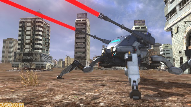 『地球防衛軍6』巨大な武器を装備して戦う二刀装甲兵“フェンサー”と通信ユニットを装備した空爆誘導兵“エアレイダー”の武器が公開