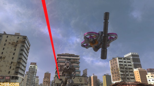 『地球防衛軍6』巨大な武器を装備して戦う二刀装甲兵“フェンサー”と通信ユニットを装備した空爆誘導兵“エアレイダー”の武器が公開