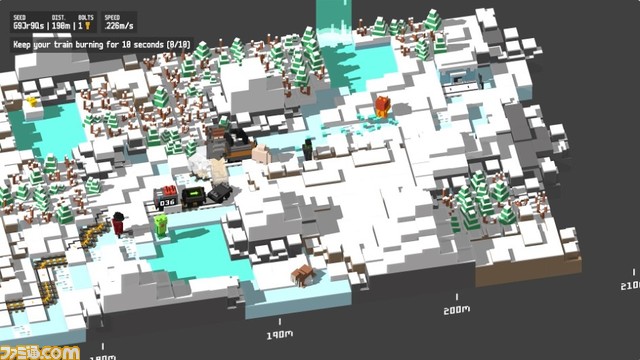 PC版『Unrailed!』がEpic Games Storeで8月12日まで無料配布中。線路を敷いて列車を走らせていく最大4人で遊べる協力型パーティゲーム