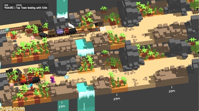 PC版『Unrailed!』がEpic Games Storeで8月12日まで無料配布中。線路を敷いて列車を走らせていく最大4人で遊べる協力型パーティゲーム