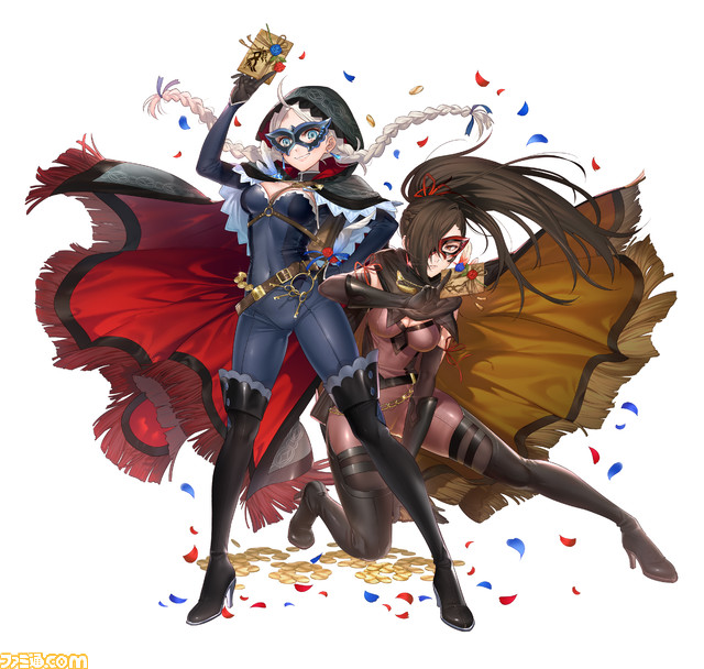 『FE ヒーローズ』エポニーヌ、キャス、サザ、レイラが怪盗に変装。超英雄召喚イベント“危ないお宝対決”が8月9日より開催