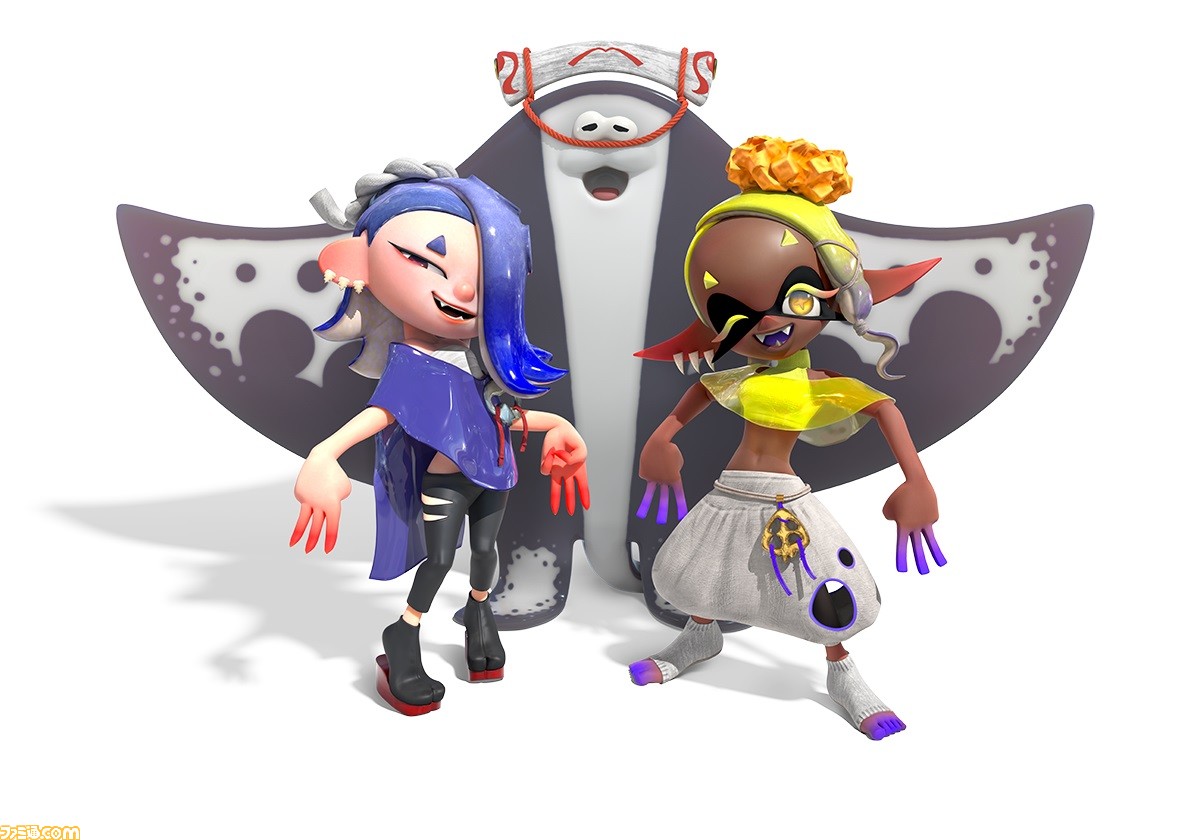 スプラトゥーン3 新mc すりみ連合 が発表 踊るギャングスタ のウツホ サメ使いのフウカ マンタのマンタローによるユニット スプラトゥーン3 Direct ゲーム エンタメ最新情報のファミ通 Com