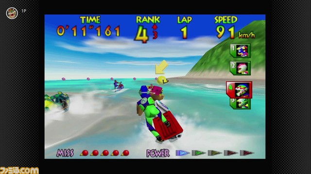 『ウエーブレース64』が8月19日より“NINTENDO 64 Nintendo Switch Online”に追加。ジェットスキーできらめく水上を駆け抜けろ!