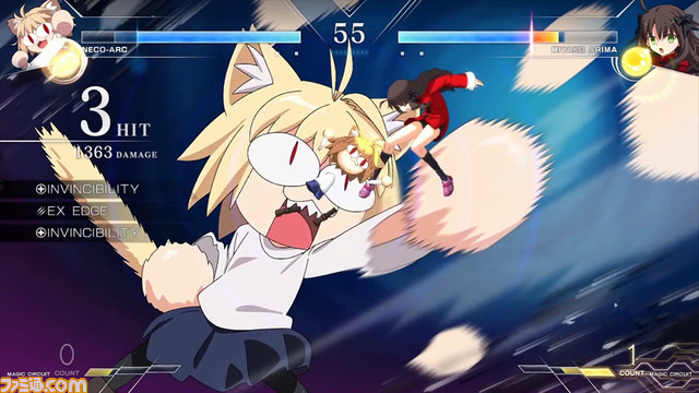 『メルブラ タイプルミナ』DLC新キャラ“ネコアルク”