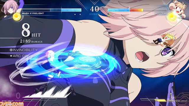 『メルティブラッド：タイプルミナ』追加キャラ“マシュ・キリエライト”