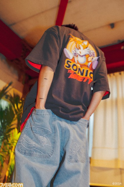 『ソニック』とストリートブランド“9090”がコラボ。ドット絵時代の本作や『ソニック・ザ・ムービー』の一場面をモチーフにしたアパレルが発売