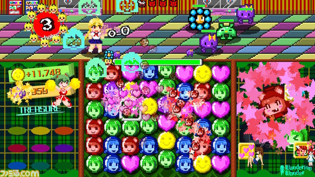 『パズルバトラー!みらい』がSwitch向けに9月22日に配信決定。負債十傑に選ばれし勇者(?)みらいが、謎の敵に捕らわれたお姫様たちを連れ戻すパズルバトルがアツい