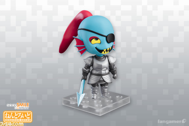 『UNDERTALE』よりアンダインがねんどろいどになって登場。オプションパーツには愛用の“ヤリ”と“魚型のコップ”が付属!