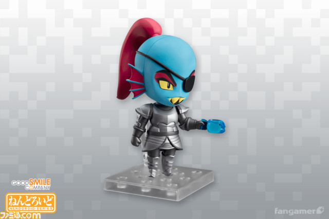 『UNDERTALE』よりアンダインがねんどろいどになって登場。オプションパーツには愛用の“ヤリ”と“魚型のコップ”が付属!