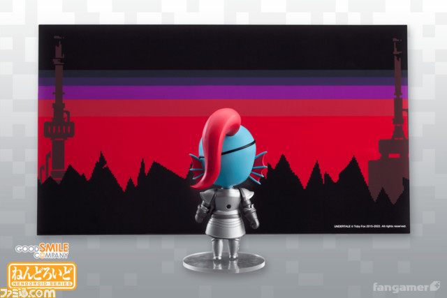 『UNDERTALE』よりアンダインがねんどろいどになって登場。オプションパーツには愛用の“ヤリ”と“魚型のコップ”が付属!