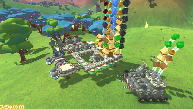 『テラテック』PS4版の配信日が8月25日に決定。ブロックを組み合わせて乗り物や基地を作りサバイバルするサンドボックス型ゲーム