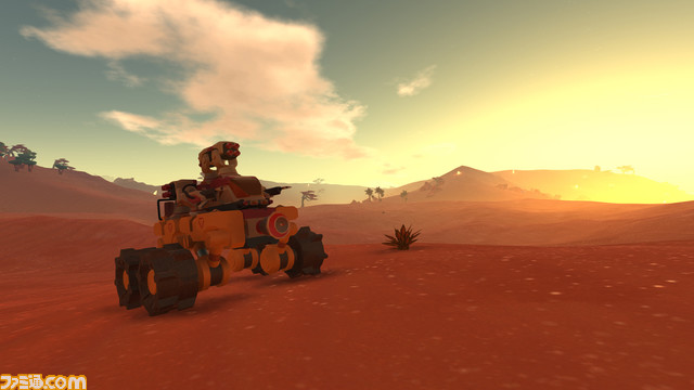 『テラテック』PS4版の配信日が8月25日に決定。ブロックを組み合わせて乗り物や基地を作りサバイバルするサンドボックス型ゲーム