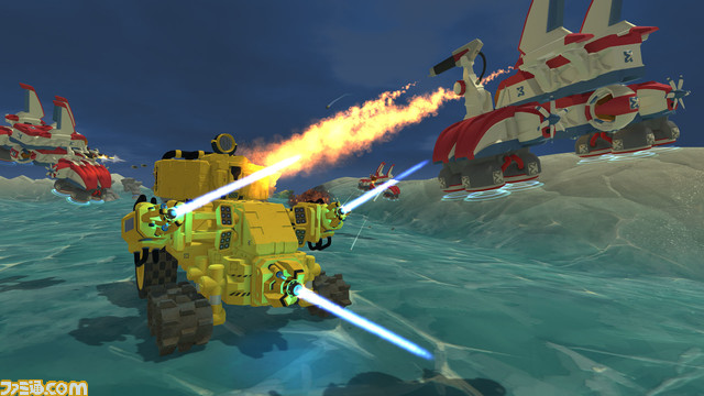 『テラテック』PS4版の配信日が8月25日に決定。ブロックを組み合わせて乗り物や基地を作りサバイバルするサンドボックス型ゲーム