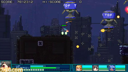 『爆裂武装 バルビークル』Steamにて8月26日発売。6人の異星人美少女とともに敵と戦うメカニカル＆コミカル暴走アクションSTG