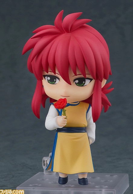 『幽☆遊☆白書』蔵馬がねんどろいどになって登場。魅力満点の表情の数々や薔薇、鞭などのオプションパーツも満載！