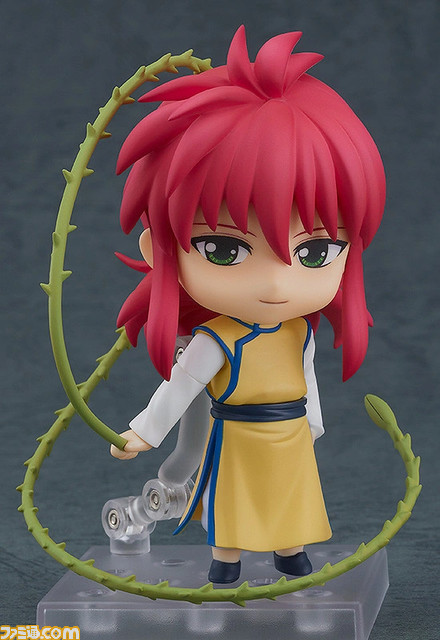 『幽☆遊☆白書』蔵馬がねんどろいどになって登場。魅力満点の表情の数々や薔薇、鞭などのオプションパーツも満載！